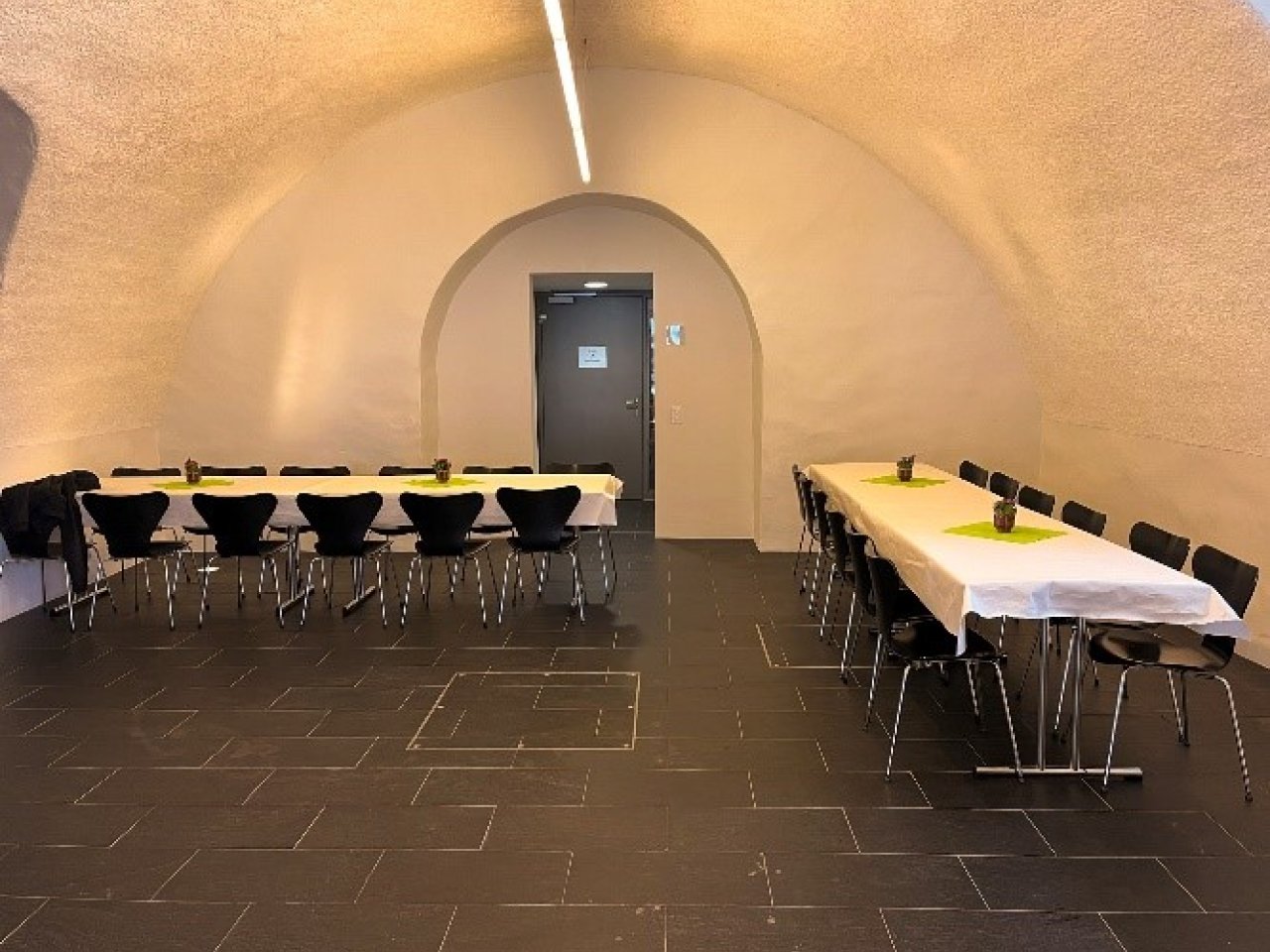 Foyer im Kloster Stift Olsberg, kleiner Gewölbekeller